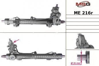 Купить ME216R MSG - Рулевая рейка с ГУР восстановленная MERCEDES C W 203 4*4 2000-2007