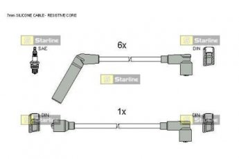 Комплект кабелiв зажигания ZK 5262 StarLine фото 1