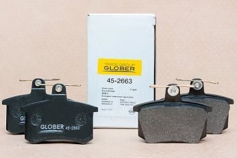 Колодки гальмівні дискові GB 45-2663 GLOBER –  фото 1
