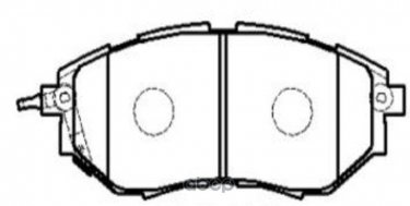 Комплект тормозных колодок со 4 шт. дисков CKSU-12 CTR –  фото 1