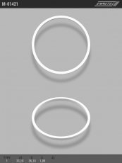 Кільце тефлоновое O33,1x36,1 S1,8 тип 1 M01421 EMMETEC фото 1