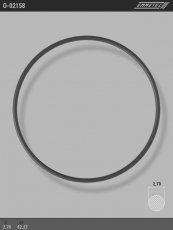 Кольцо резиновое круглого сечения C2,7 d1 82,22 O-02158 EMMETEC фото 1