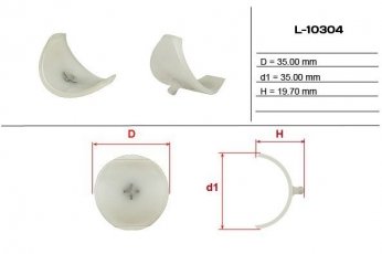 Купить L-10304 EMMETEC - Фолье-вставка бокового поджима с круглым поджимом
