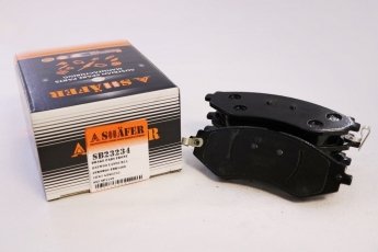 Купить SB23234 Shafer - Тормозные колодки передние (17.0mm)  Daewoo NUBIRA, Leganza 05/97-
