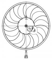 Вентилятор охлаждения LFc 141G4 LUZAR фото 2
