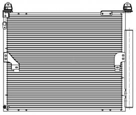 Купить LRAC 1972 LUZAR Радиатор кондиционера Land Cruiser (150, Prado) 3.0 D-4D
