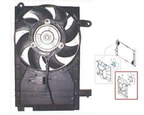 Вентилятор радиатора (в сборе) FP 17 W355 Forma Parts фото 1
