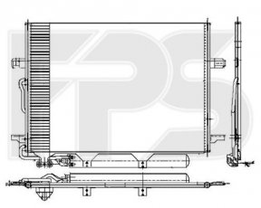 Радиатор кондиционера FPS FP 46 K109 Forma Parts фото 1