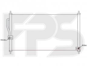 Радіатор кондиціонера FPS FP 30 K260 Forma Parts фото 1