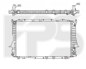 Купити FP 12 A458 Forma Parts - Радіатор охолодження FPS