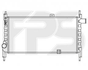 Радіатор охолодження FPS FP 52 A250 Forma Parts фото 1
