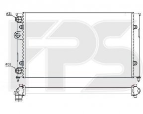Радіатор охолодження FPS FP 74 A426 Forma Parts фото 1