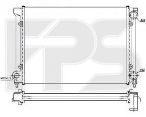 Купити FP 74 A438 Forma Parts - Радіатор охолодження FPS