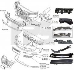 Купити FP 7407 936 Forma Parts - Кріплення елементи пласмас.