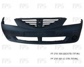 Купить FP 2701 901 Forma Parts - Бампер FPS