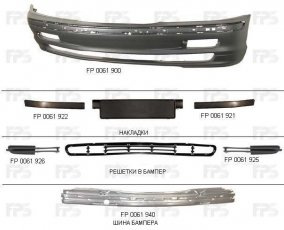 Купити FP 0061 900 Forma Parts - Бампер FPS