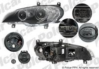 Купить 2053091U Polcar - Фара основная левая сторона AL с функцией доосвещения поворотов тип лампы=D1S+H8 автоматический ECE