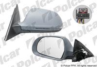 Купить 1337512M Polcar - Зеркало внешнее левая сторона управление электр. под покраску обогреваемое стекло асферичное складно
