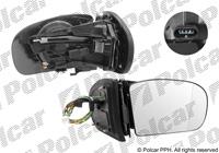 Купить 5016525M Polcar - Зеркало внешнее правая сторона управление электр. без крышки обогреваемое стекло асферичное синее ст