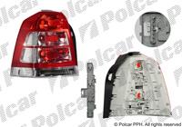 Купить 5563871U Polcar - Фонарь задний левая сторона AL с патроном лампы ECE OPEL ZAFIRA 01.08-12.11 (Q)