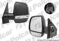 Купить 3042524M Polcar - Зеркало внешнее правая сторона управление механич.  (проводки)  черная крышка составное стекло стекло х