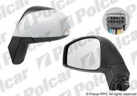 Купить 6073515M Polcar - Зеркало внешнее левая сторона управление электр. крышка под покраску обогреваемое стекло асферичное