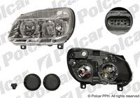 Купити 3041100E Polcar - Фара основна права сторона тип лампи=H1+H7 електричний без мотора ECE FIAT DOBLO (119/223)  01.06