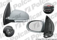 Купить 9513516E Polcar - Зеркало внешнее левая сторона управление электр. крышка под покраску обогреваемое стекло асферичное