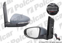 Купить 9563515M Polcar - Зеркало внешнее левая сторона управление электр. под покраску обогреваемое стекло асферичное соедине
