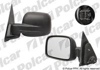 Купить 3410514M Polcar - Зеркало внешнее левая сторона управление электр. черная крышка обогреваемое стекло плоское JEEP CHER