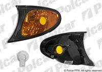 Купить 2009203X Polcar - Указатель поворота передний правая сторона ULO желтый поворот черная рамка отражателя ECE BMW 3 (E46
