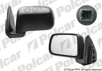 Купить 3875525M Polcar - Зеркало внешнее правая сторона управление электр. крышка черн./под покраску стекло выпуклое стекло х