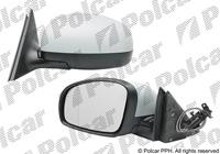 Купить 6915511M Polcar - Зеркало внешнее левая сторона управление механич.  (проводки)  под покраску стекло асферичное стекло хр