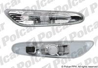 Купить 2040206E Polcar - Указатель поворота боковой обе стороны TYC белый без патрона (-ов)  лампы ECE BMW 1 (E81/E82/E87/E88)