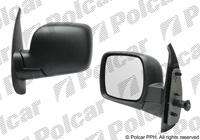 Купить 6062522M Polcar - Зеркало внешнее правая сторона управление механич.  (проводки)  черная крышка стекло выпуклое стекло хр