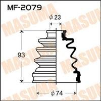 Купить MF-2079 Masuma Пыльник ШРУСа Импреза (2.0 WRX STi AWD, 2.5 WRX STI AWD)