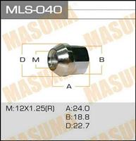 БОЛТИ Гайки mls-040 14x1.25 (уп., 20 шт) відкрита, ключ d19 MLS-040 MLS040 Masuma фото 1
