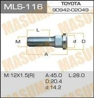 Купить MLS-116 Masuma Болт ступицы Lexus RX (2.7, 3.5)