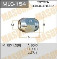 Шпильки ГАЙКИ Гайка колісна Hyundai Accent (MC) 06-10, Hyundai Elantra (HD) MLS154 Masuma фото 1