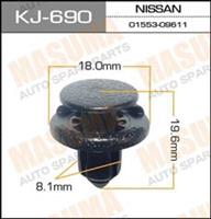 Кліпса (пластикова кріпильна деталь) KJ-690 Masuma фото 1