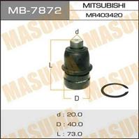 Купить MB-7872 Masuma Шаровая опора Mitsubishi ASX (1.6, 2.0 i, 2.0 i 4WD)