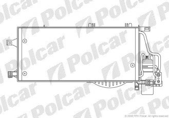 Купити 5557K8C2 Polcar - Радіатори кондиціонера