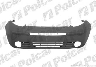 Купить 602607-1 Polcar - Бампер передний черный отв.для галогенов