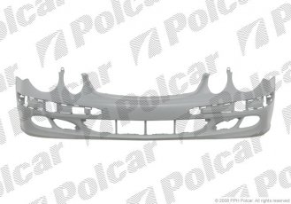 Купить 5016071 Polcar - Бампер передний без отверстий на омыватели грунтованый MERCEDES E-KLASSE (W211)  03.02-06.06 (PJ)