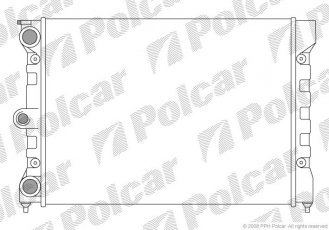Купити 9534081 Polcar - Радіатори охолодження 430x322x35 A/P мех. КПП=M VOLKSWAGEN GOLF I/ JETTA I 74-84 1272ccm GF (PJ)  953408-1