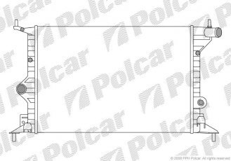 Купити 551608B1 Polcar - Радіатор охолодження