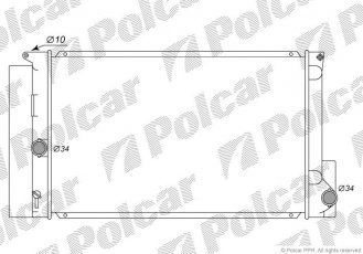 Купити 8116081 Polcar - Радіатор охолодження TOYOTA COROLLA (E14)  03.07- : 811608-1
