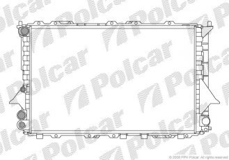 Купити 131608A1 Polcar - Радатор охолодження audi 100a6 2.02.4d2.5tdi 90- -