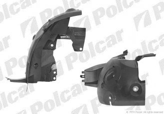 Купить 6062FP1 Polcar - Подкрылок передний kangoo 08-12 rh передняя часть-