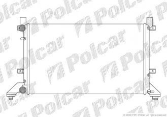 Купить 957108B1 Polcar - Радиаторы охлаждения